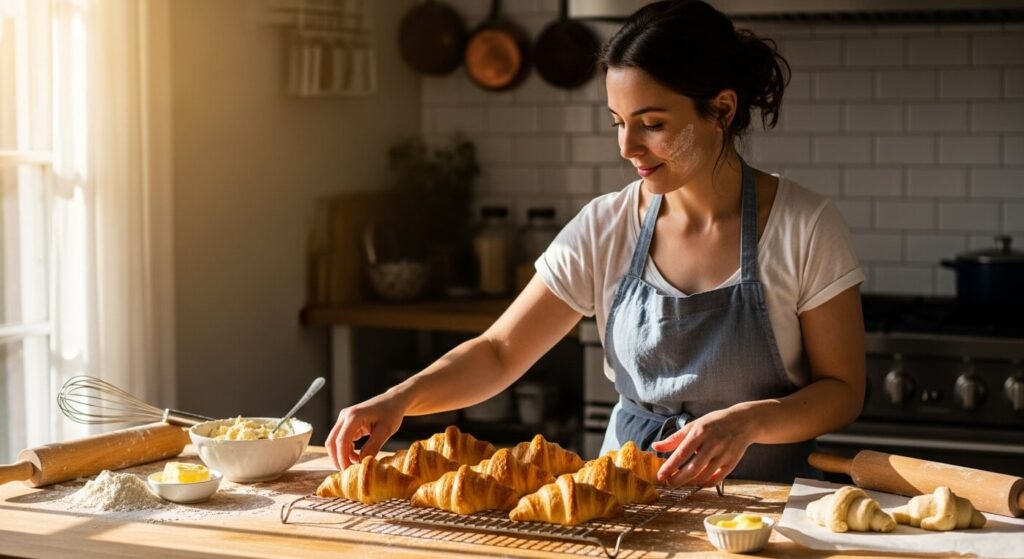 Baking the Croissants