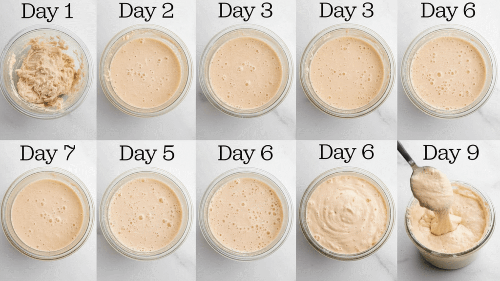 Day-by-Day: How to Make a Sourdough Starter