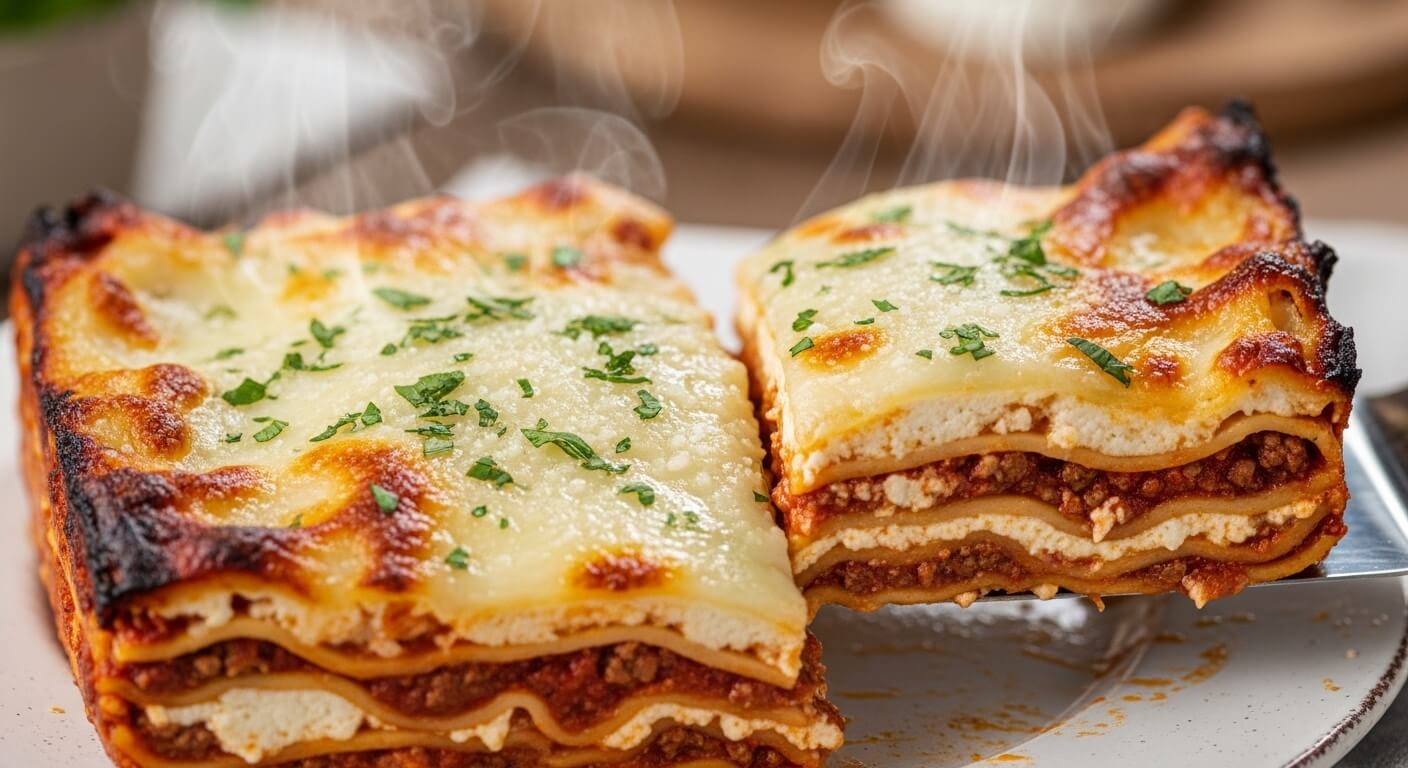 Lasagna Recipe with Ricotta and Beef