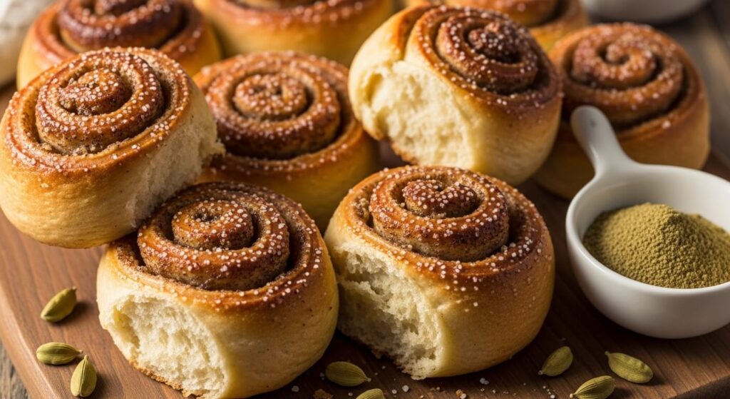 Cardamom Rolls and Cardamom Buns