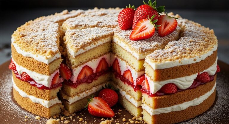 Strawberry Earthquake Cake Recipe