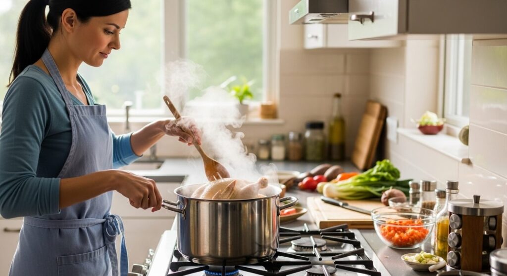 How to Boil Chicken?
