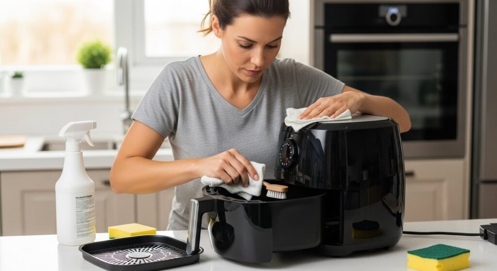 Cleaning the Air Fryer