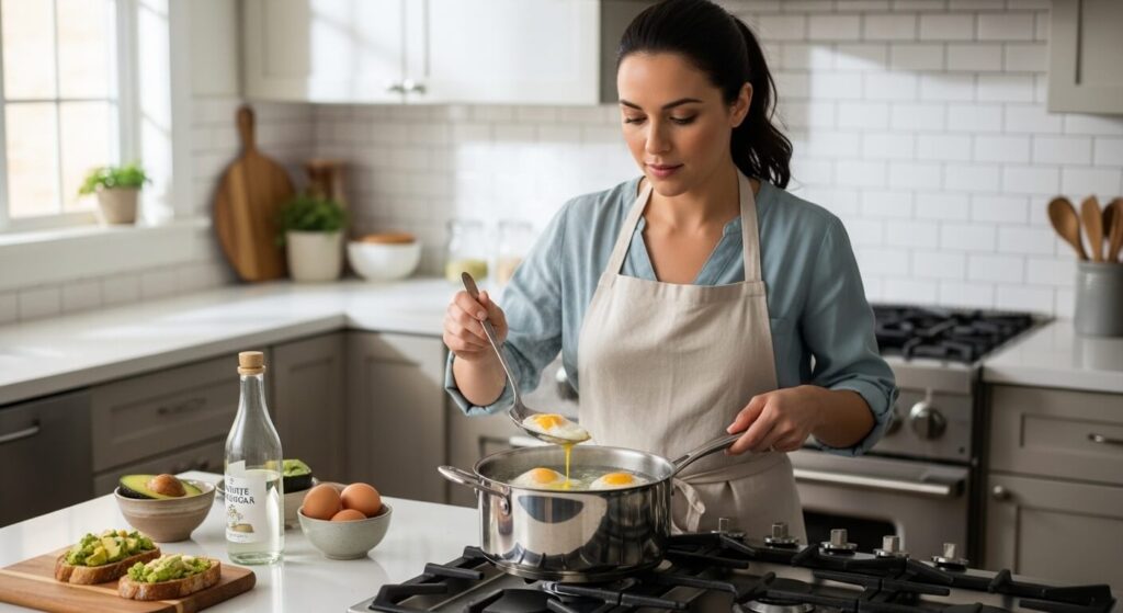 Step-by-Step Method for Perfect Poached Eggs