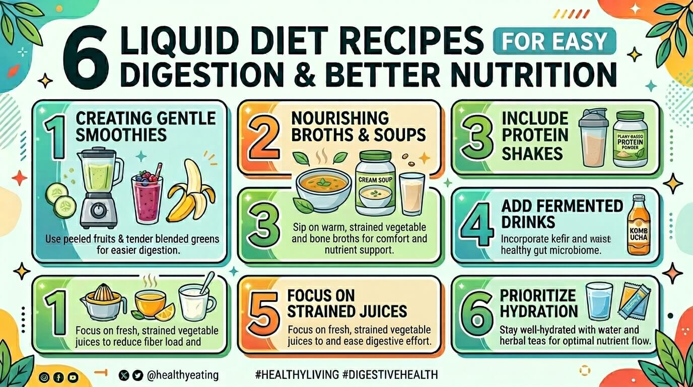 8 Liquid Diet Recipes for Easy Digestion and Better Nutrition