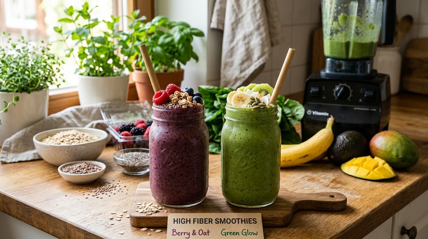 7 High Fiber Smoothies