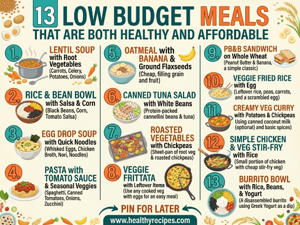 13 Low Budget Meals